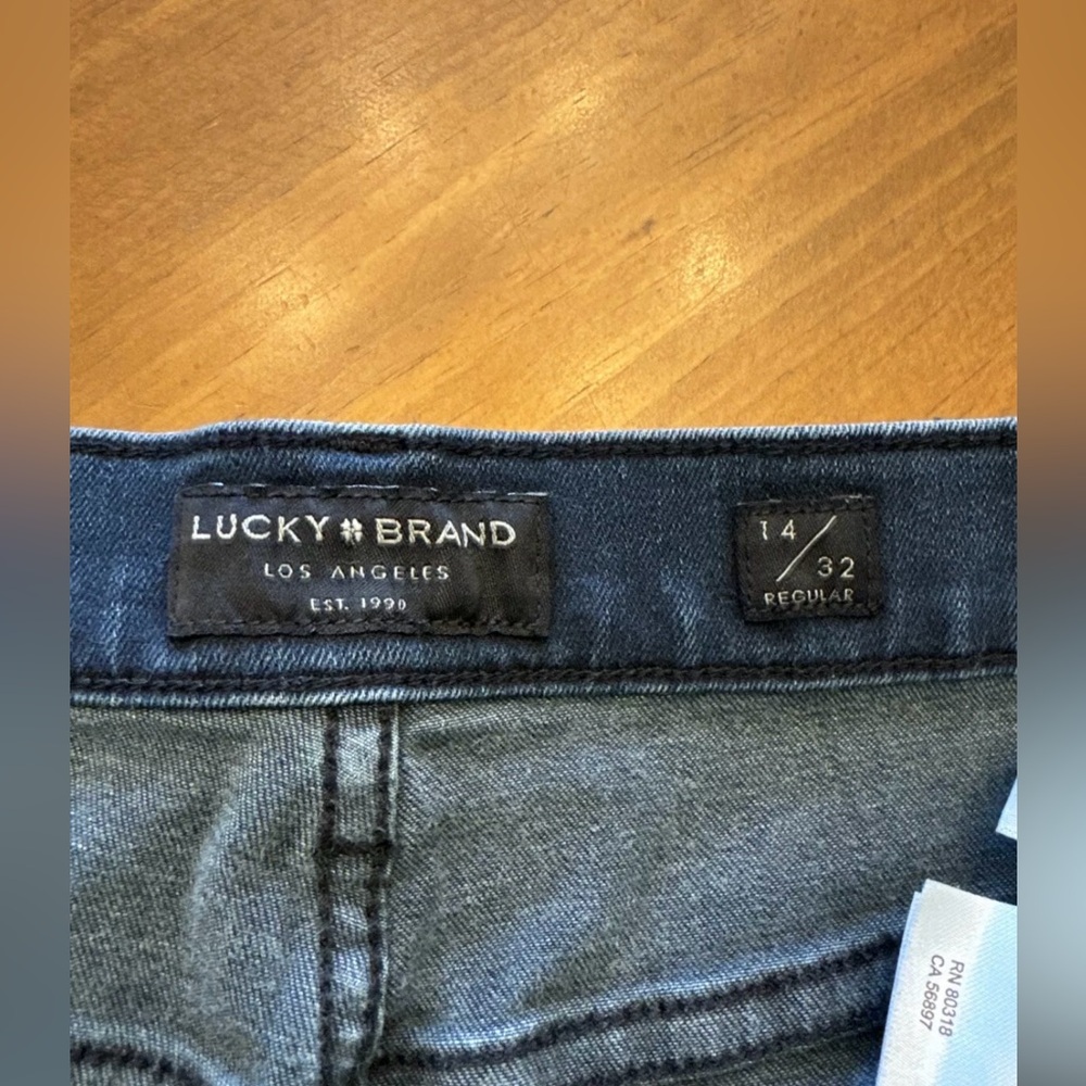 Lucky Jeans Womens 14/32 High Rise Skinny Bridgette Ankle Dark Wash Denim - Picture 7 of 9